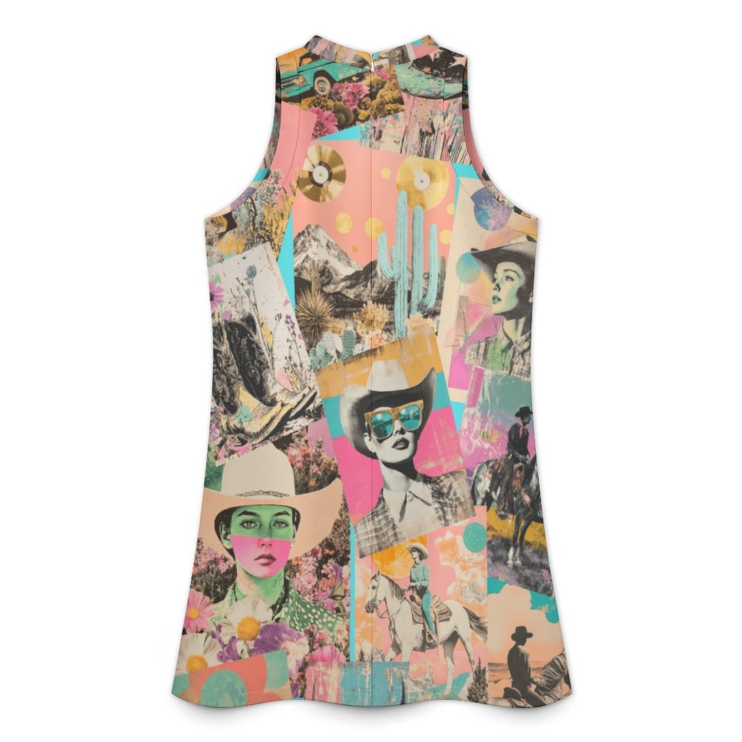 Baha Ranch Colores De Mexico Pictures of the Southwest Sleeveless Mini Dress