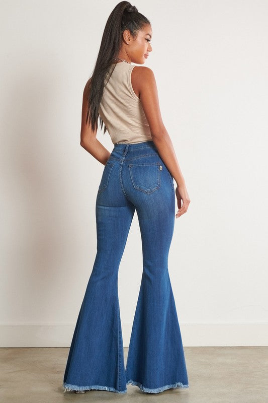 Buy REELIZE - Denim Jeans for Women High Waist | Single Button High Waist | Bell  Bottom | Ideal for Party/Office/Casual Wear | Grey | Size 40 Online at Best  Prices in India - JioMart.
