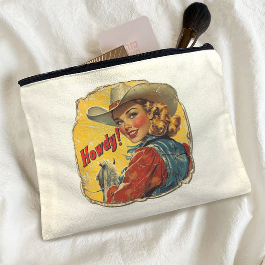 Howdy Cosmetic Bag Pack of 5 Made in America