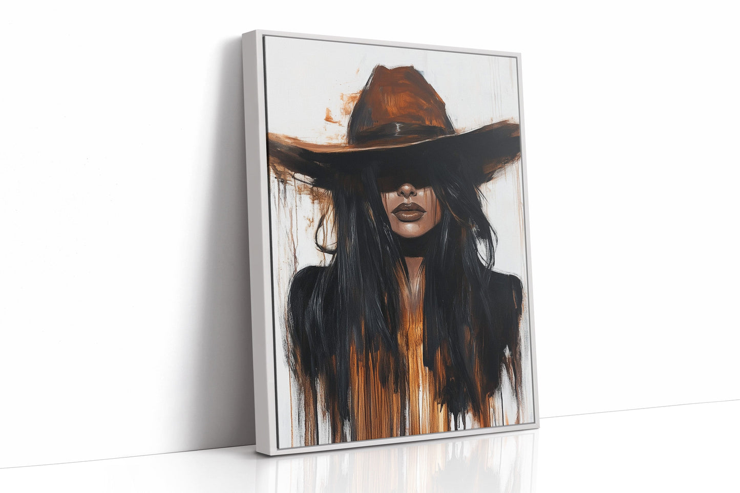 Midnight Dust – Western Cowgirl Wall Art