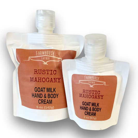 Farmhouse Lather Rustic Mahogany