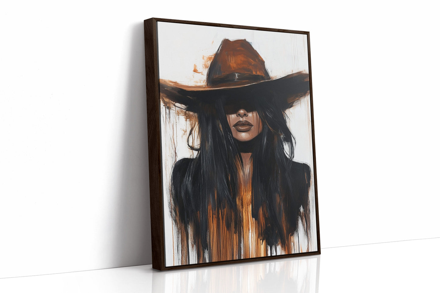 Midnight Dust – Western Cowgirl Wall Art
