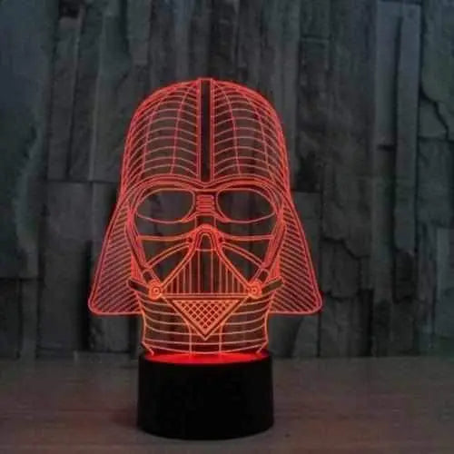 3d Laser Lit Star Wars Darth Vader