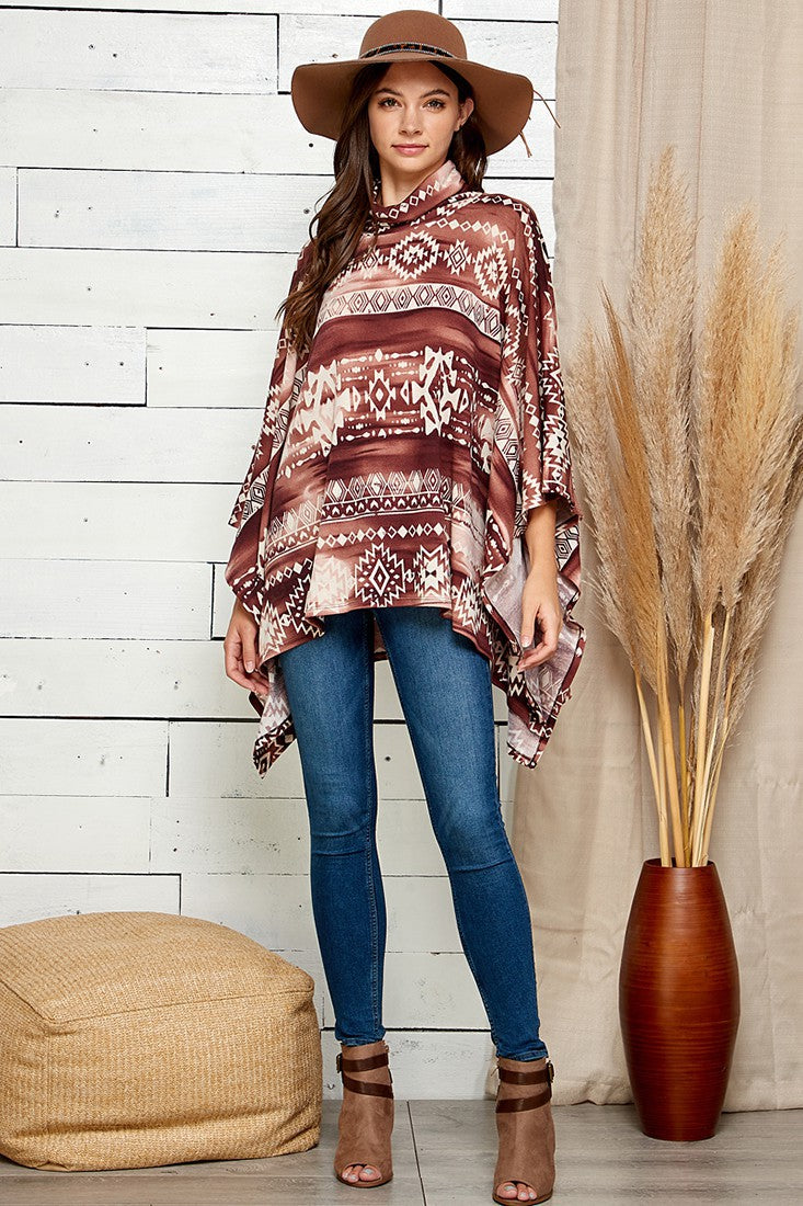 Bohemian Aztec Poncho