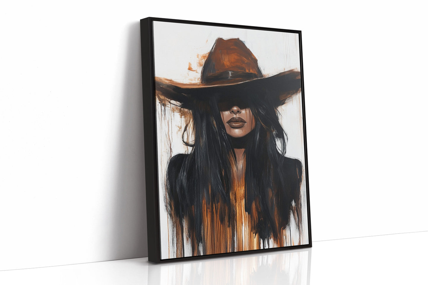 Midnight Dust – Western Cowgirl Wall Art