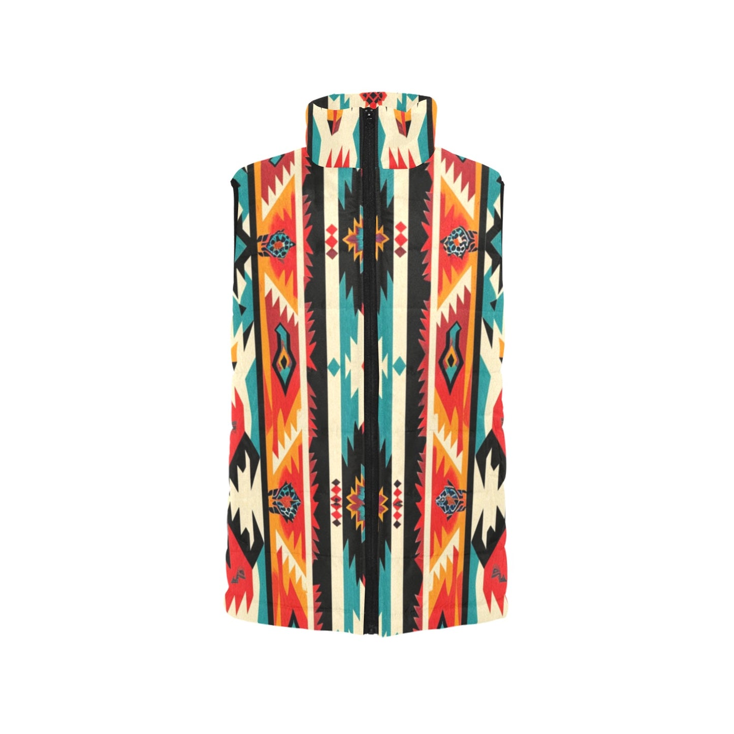 Southwestern Indian Chief Puffy Vest