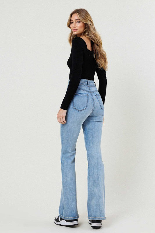 High Waisted Flare Jeans 32" inseam