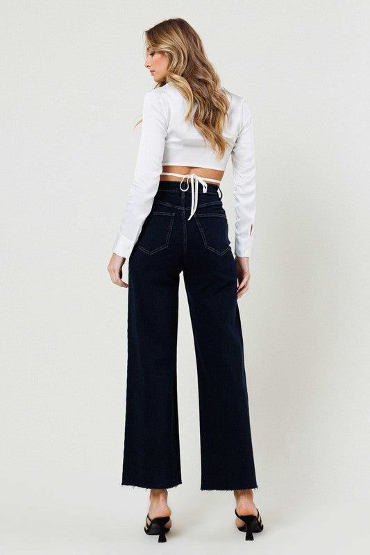 High Waisted Wide Leg Jeans 29" Inseam