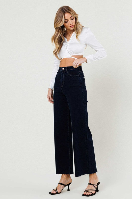 High Waisted Wide Leg Jeans 29" Inseam