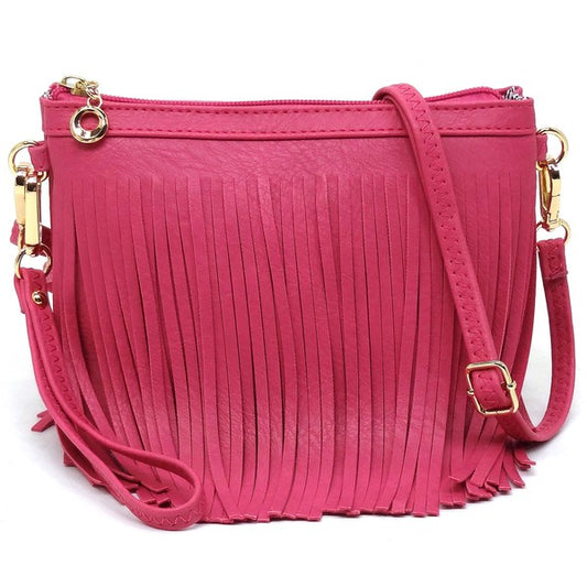 Western Fringe Clutch Cross Body Bag choice of colors