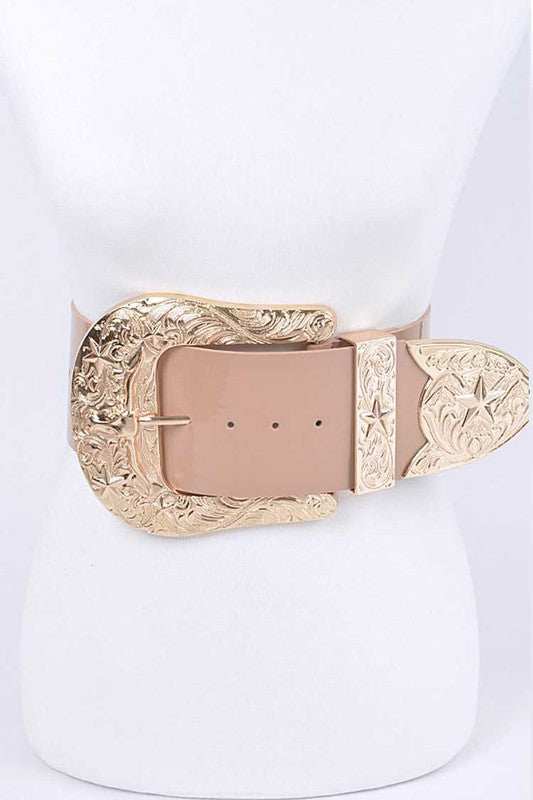 HUGE Oversized Patent Leather Statement Oversize Belt choice of colors