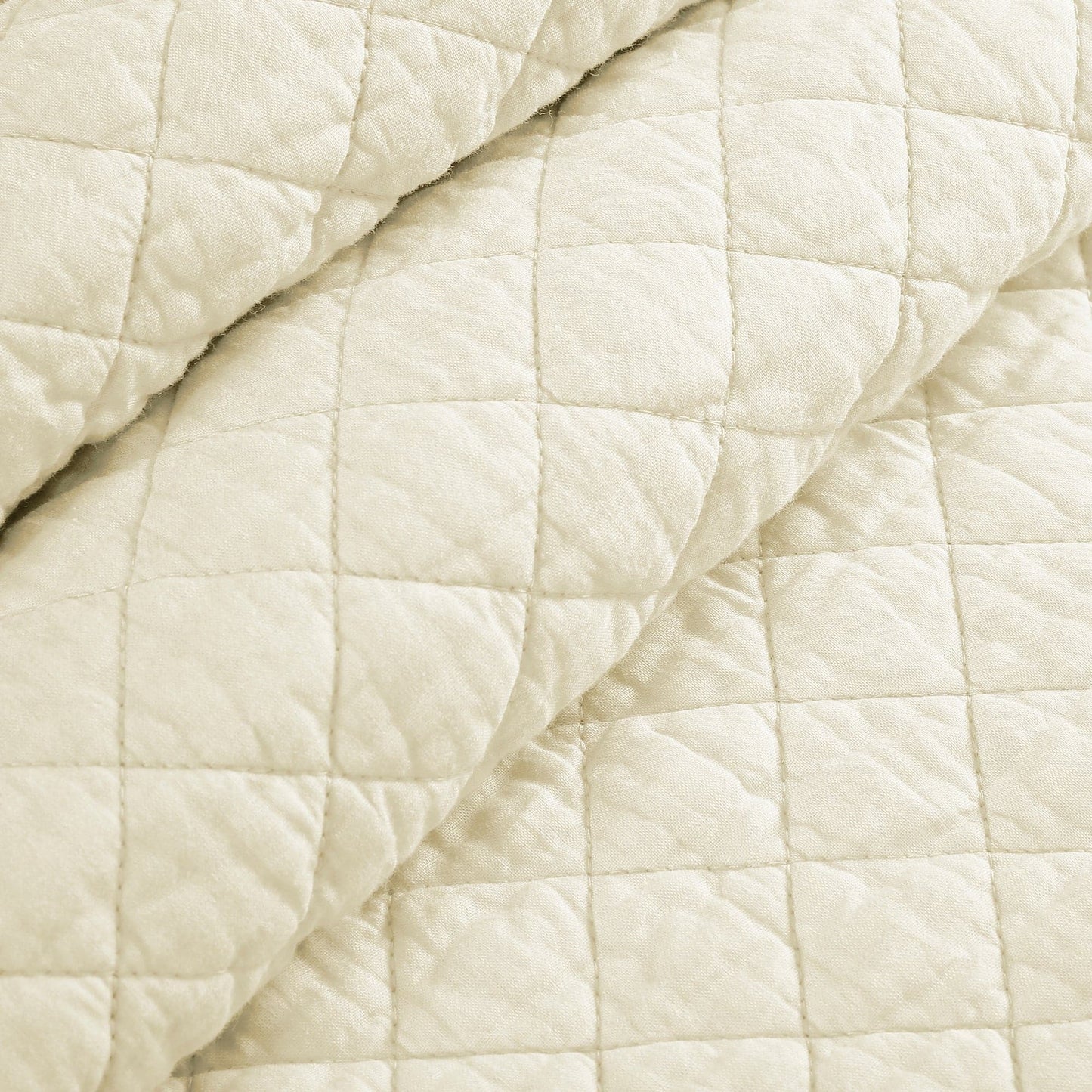 Ava Diamond Oversized Cotton Quilt Set choice of colors