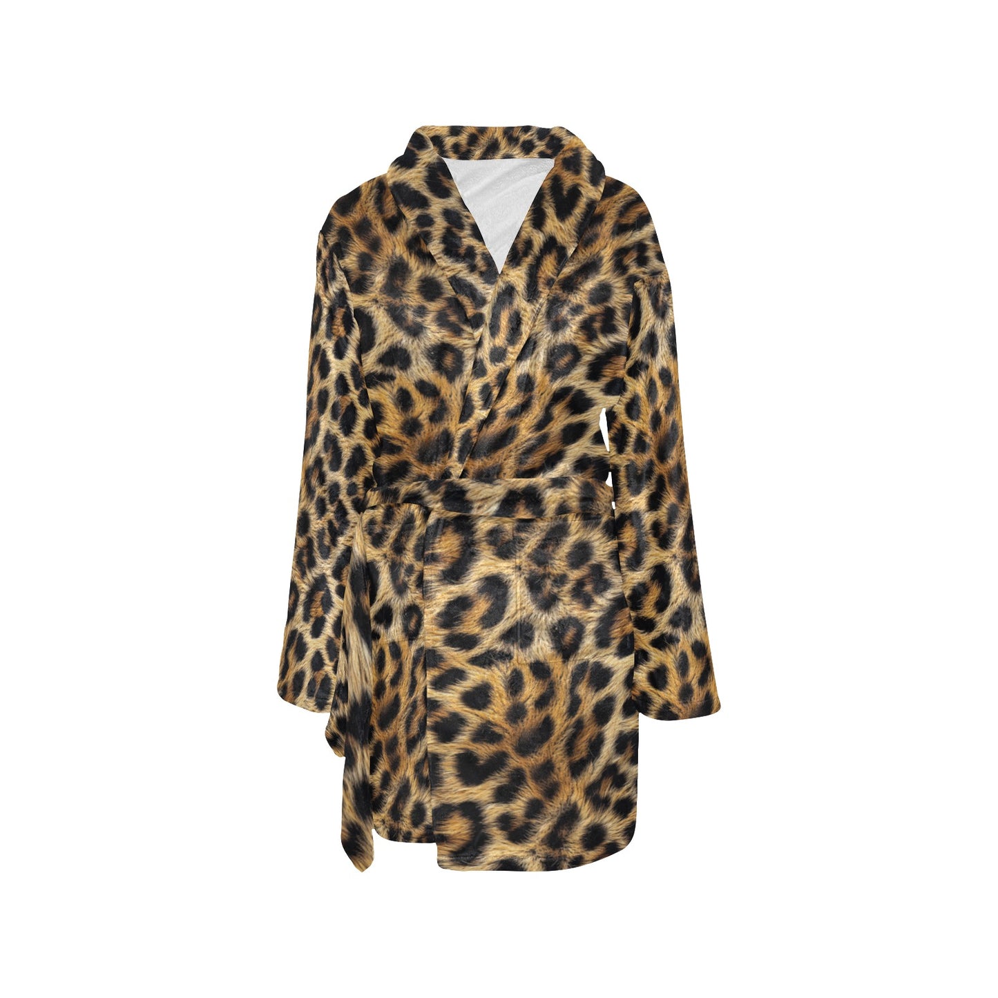 Baha Ranch Retro Pop Western Leopard Cowgirl Robe