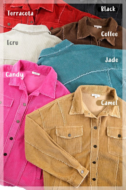 Wide Wale Corduroy Chore Jacket – The Sara Project