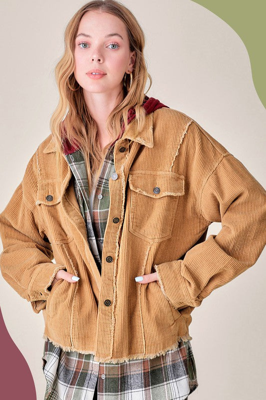 Colorful corduroy sale jacket