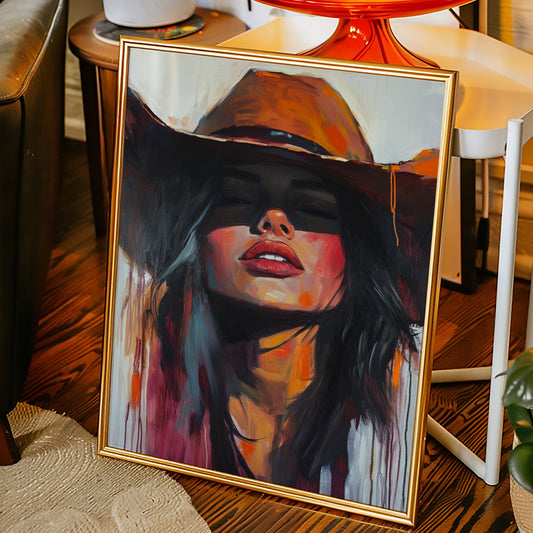 Blaze & Grace – Fierce Cowgirl in Sunset Tones