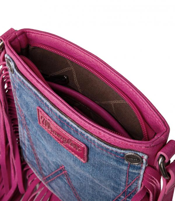 Pink Denim Bag 
