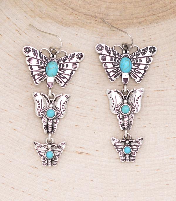Southwestern Butterfly Earrings