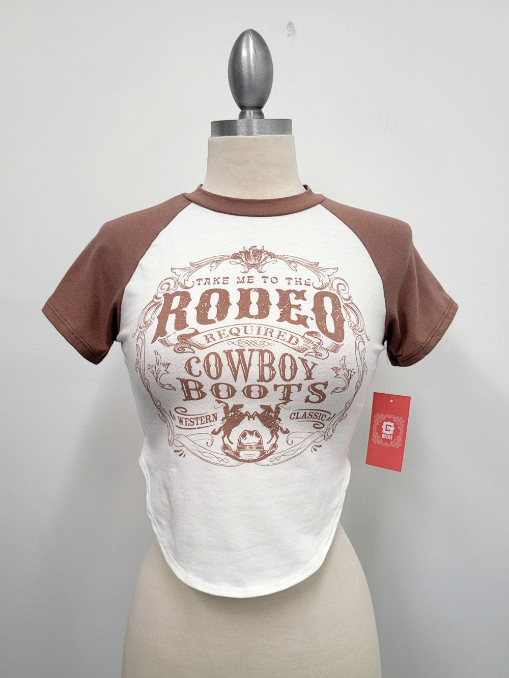 Take Me To The Rodeo Crop Top  JUNIORS SIZING
