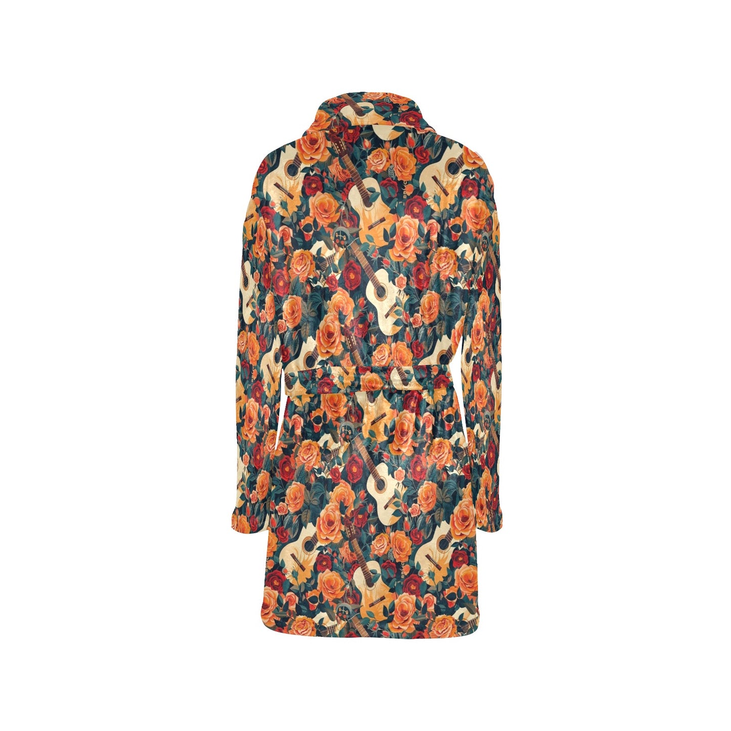 Colores De Mexico Roses & Guitars Robe