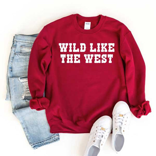 Wild Like The West Graphic Sweatshirt choice of colors