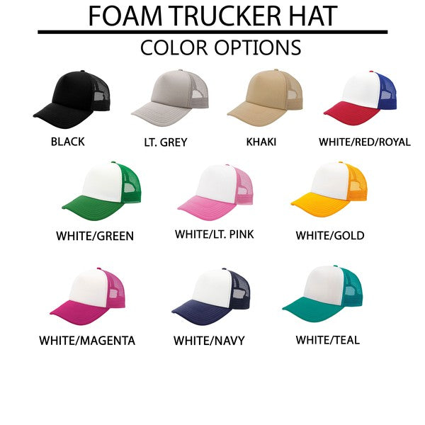 Howdy Y'all Retro Foam Trucker Hat choice of colors