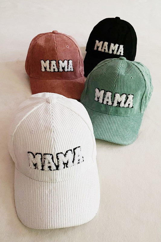 Corduroy Mama Ball Cap choice of colors