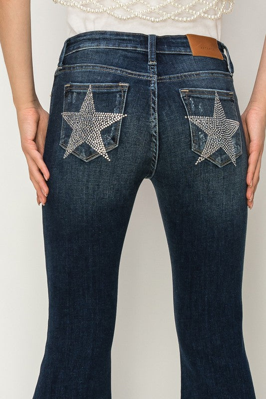 Star bell hot sale bottom jeans