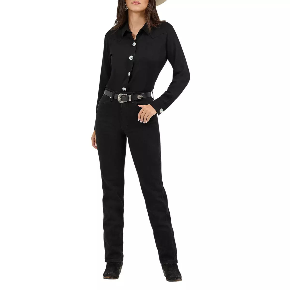Wrangler Western Fancy Concho Button Southwest Shirt