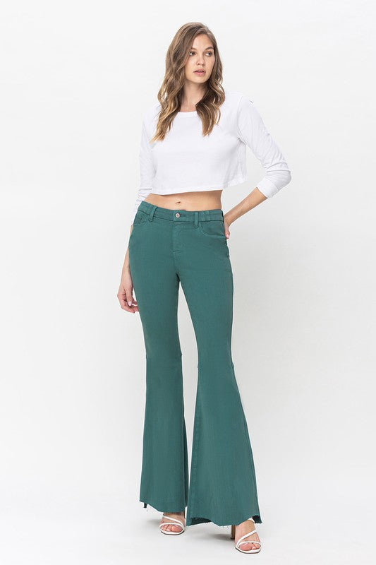 Mermaid High Waist Bell Bottom Flares | Coquetry Clothing