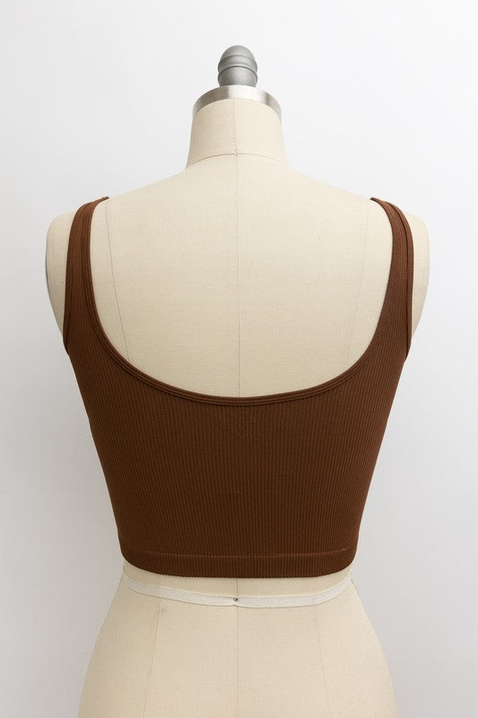 Ribbed Underline Seams Brami Top choice of colors