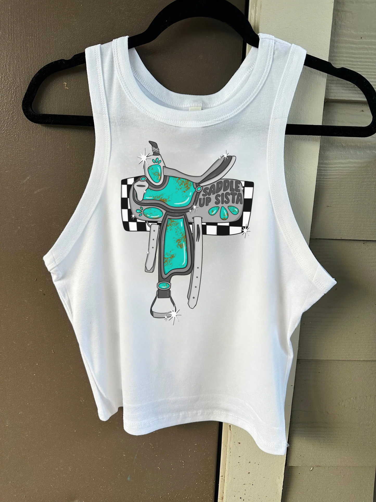 Saddle Up Sista Cropped Tank