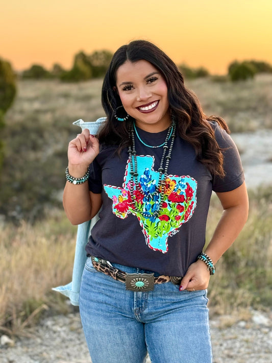 Callie Ann Stelter Bluebonnet Texas Tee