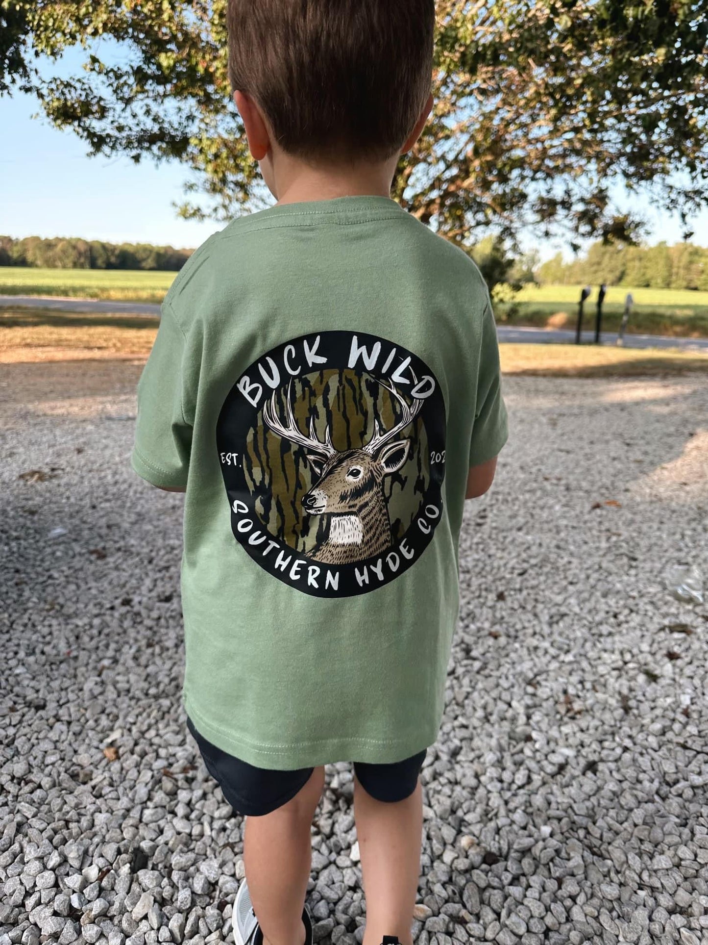 Buck Wild Tee Children and Adults