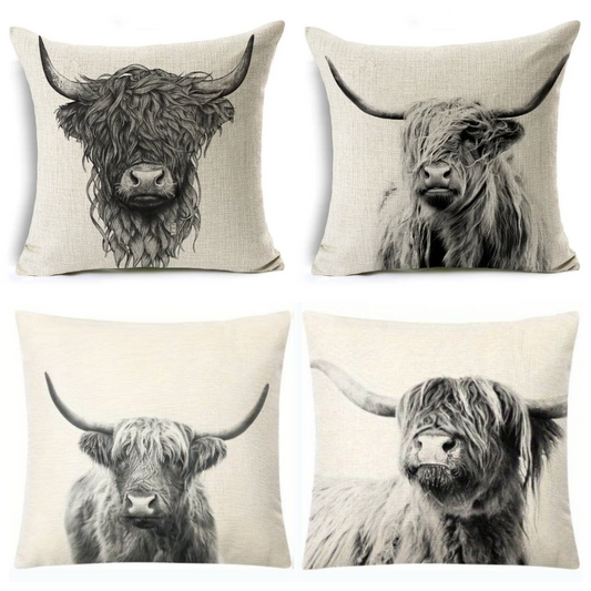 Scottish Highland Cushion Covers