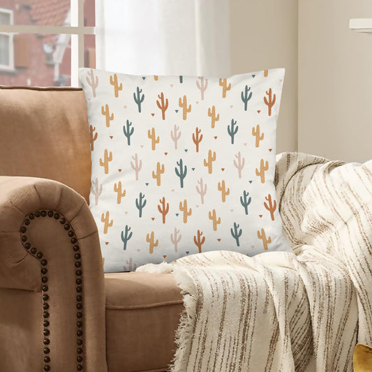 Cactus Velvety Soft Throw Pillow Case Made in America
