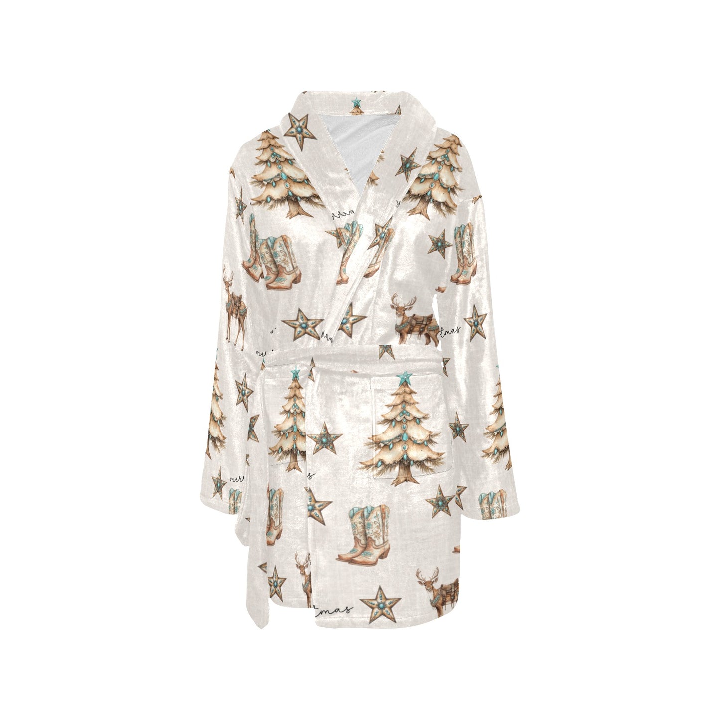 Christmas Spirit Fleece Robe