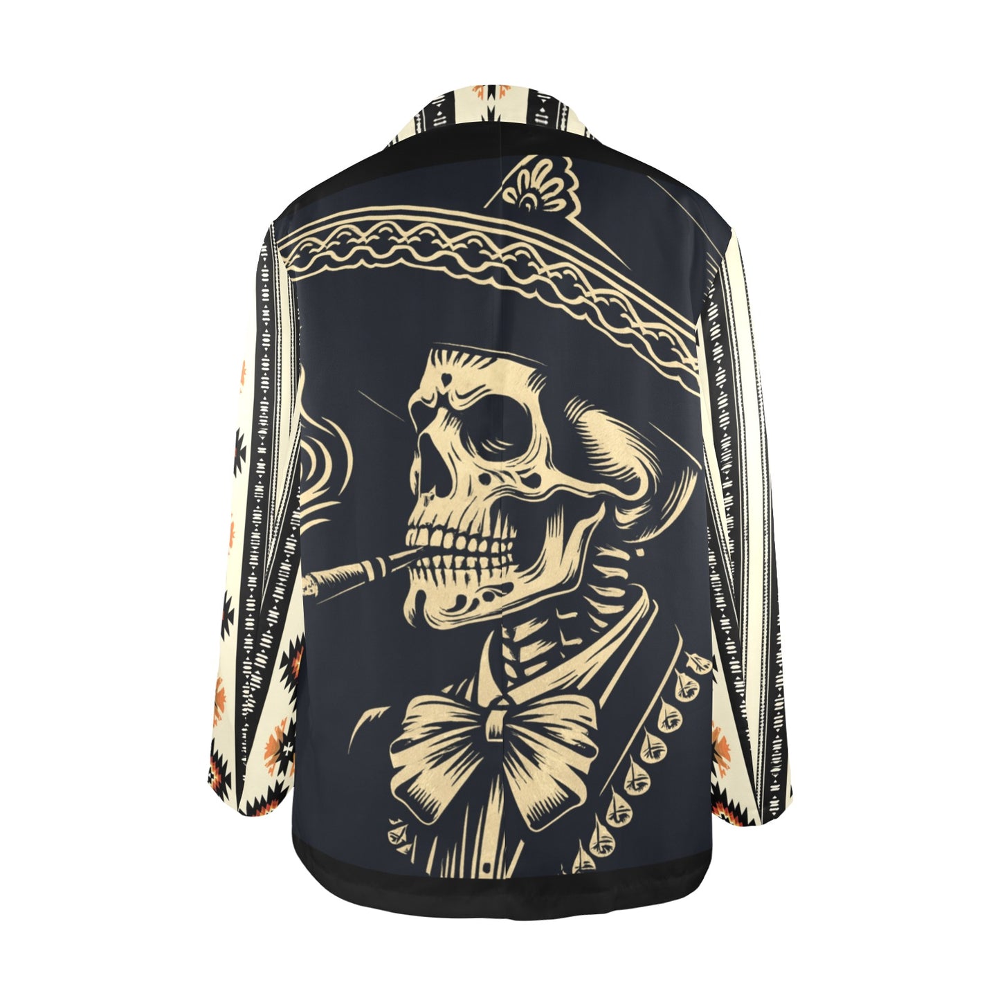 Colores De Mexico Mariachi Aztec Women's Blazer