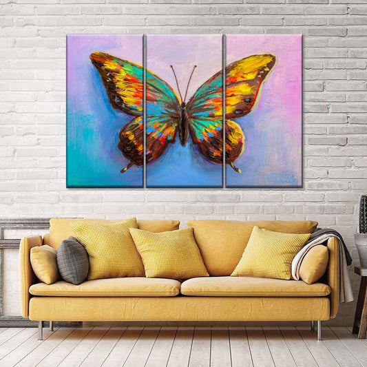 Multicolored Butterfly Wall Art choice of styles