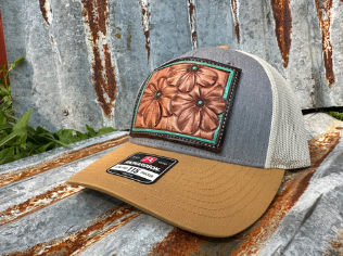 The Primerose Hand Tooled PatchCap