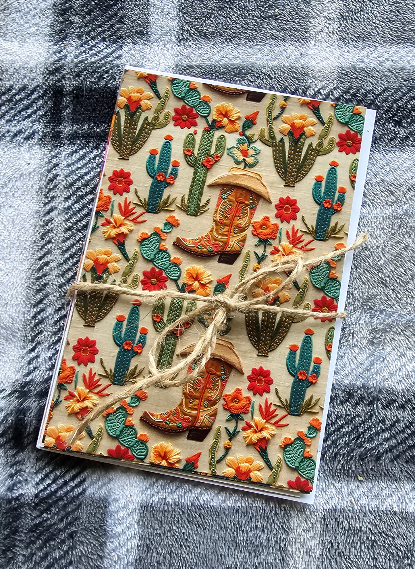 Set of 5 Cactus Post Cards with Envelopes