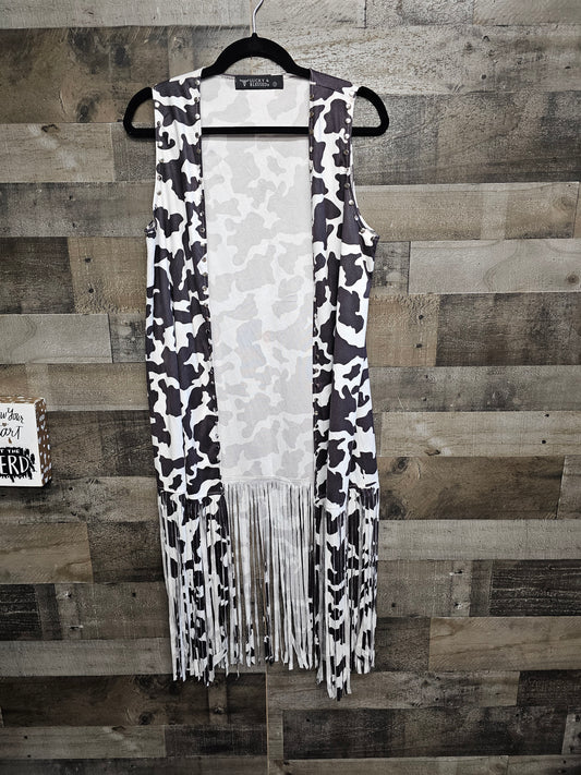 Size Small Cow print vest