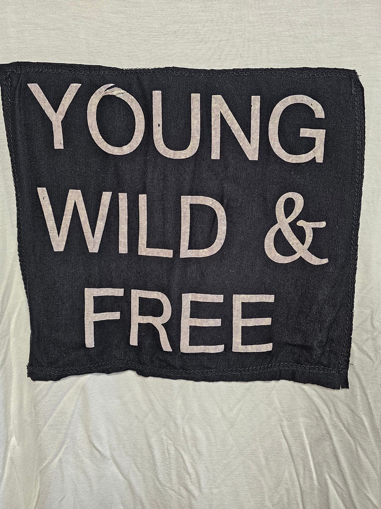 Young wild and free top size medium