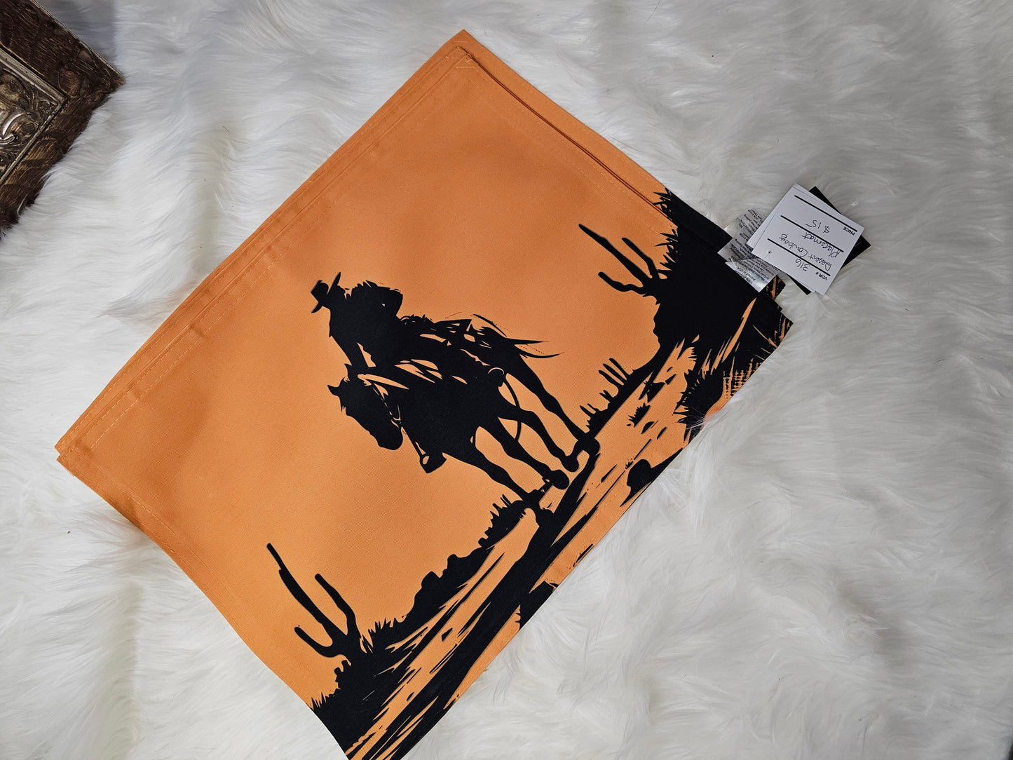 Set of 3 Cowboy placemats Clearance