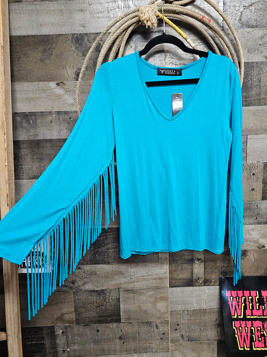 Fringe top size small