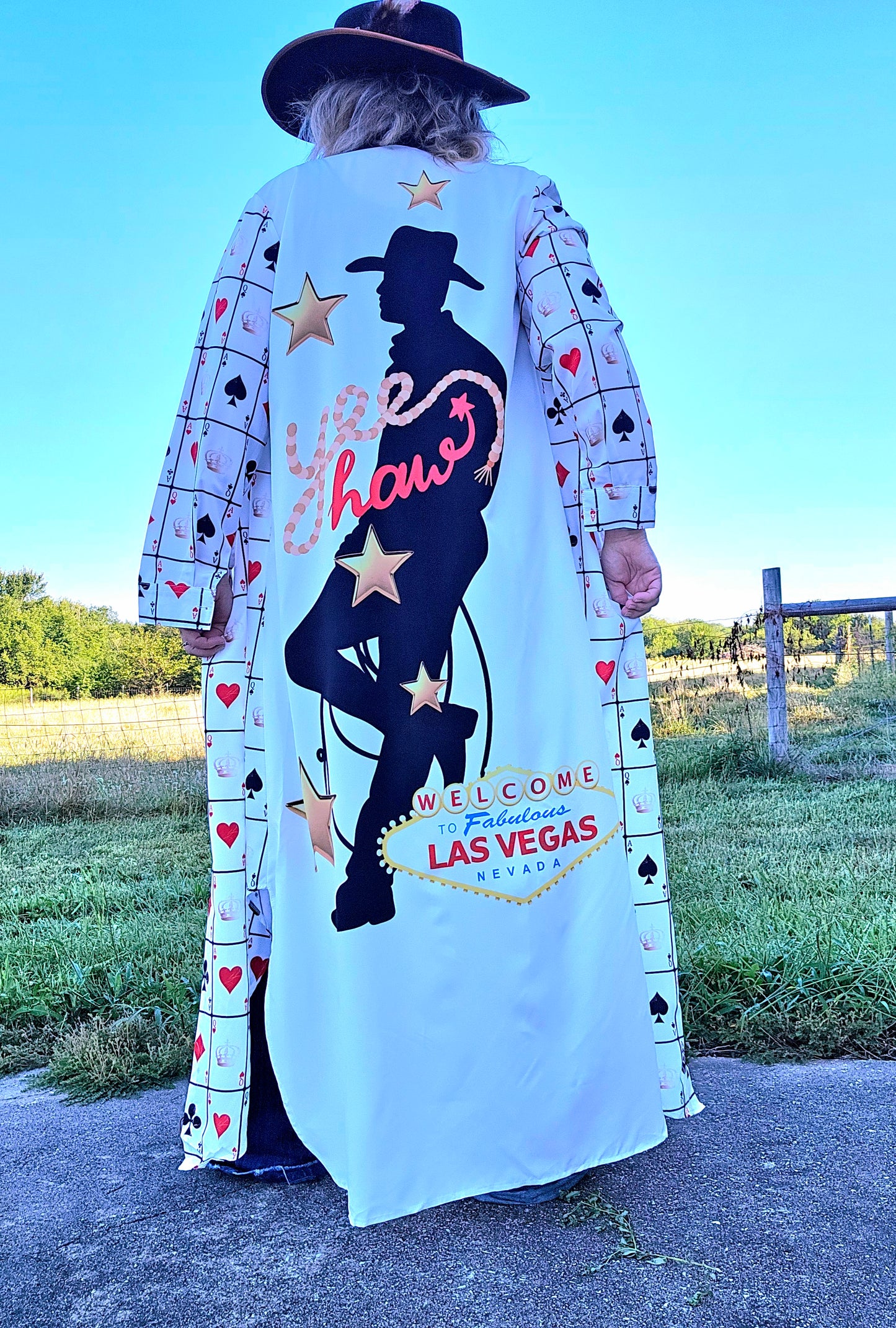 Viva Las Vegas Rodeo Women's Western Duster Dress