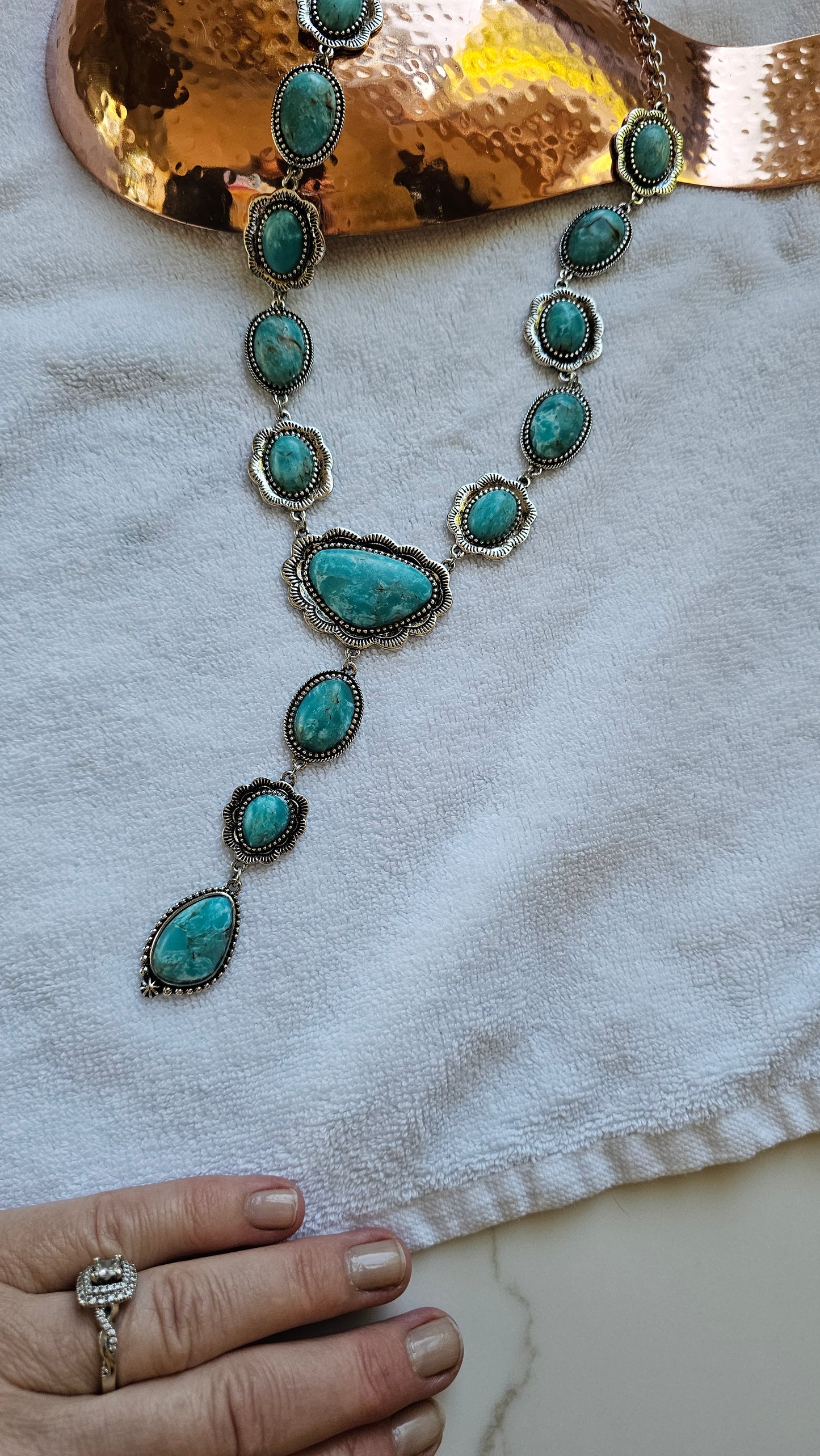 Southwestern Y Necklace