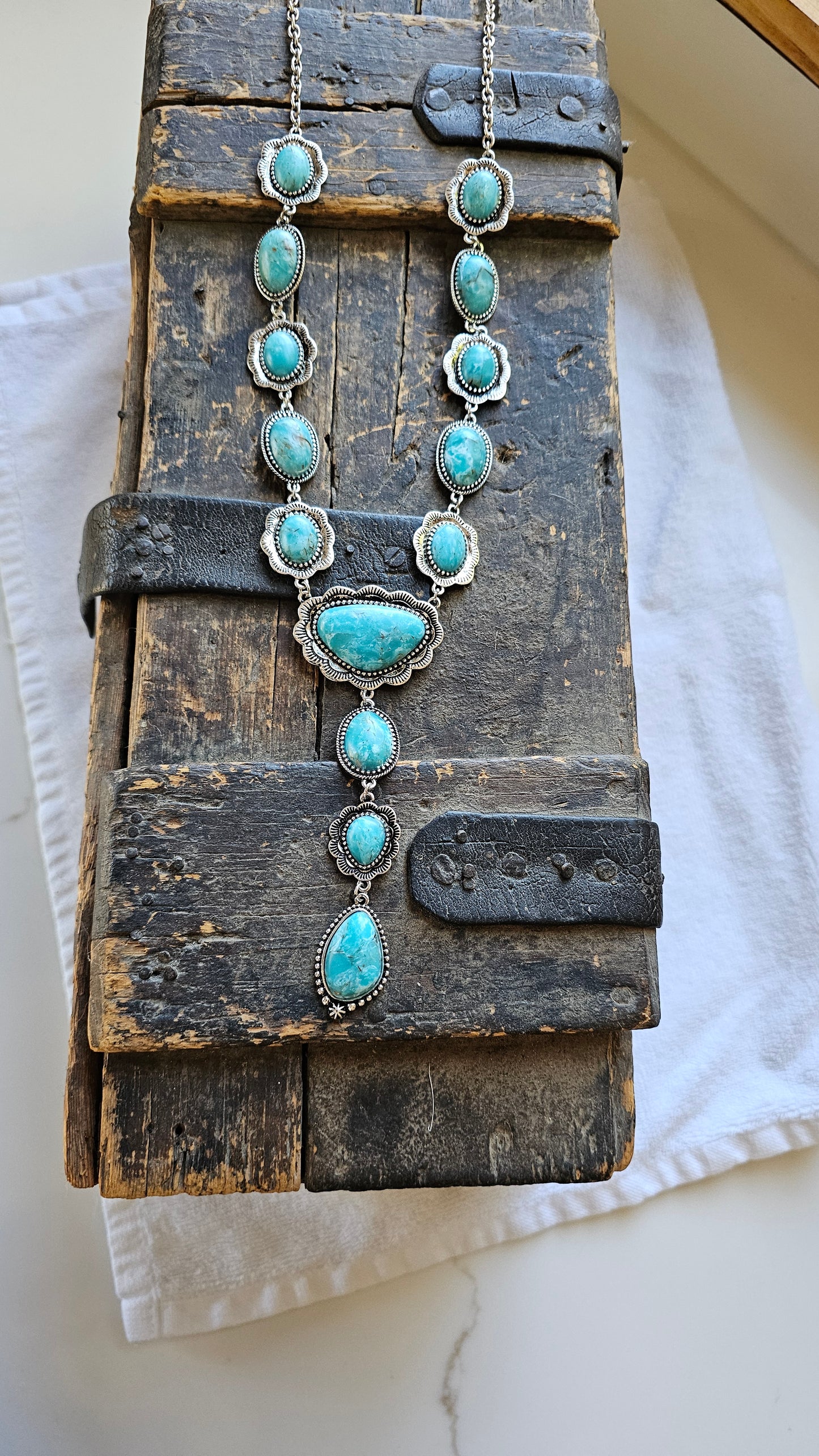 Southwestern Y Necklace