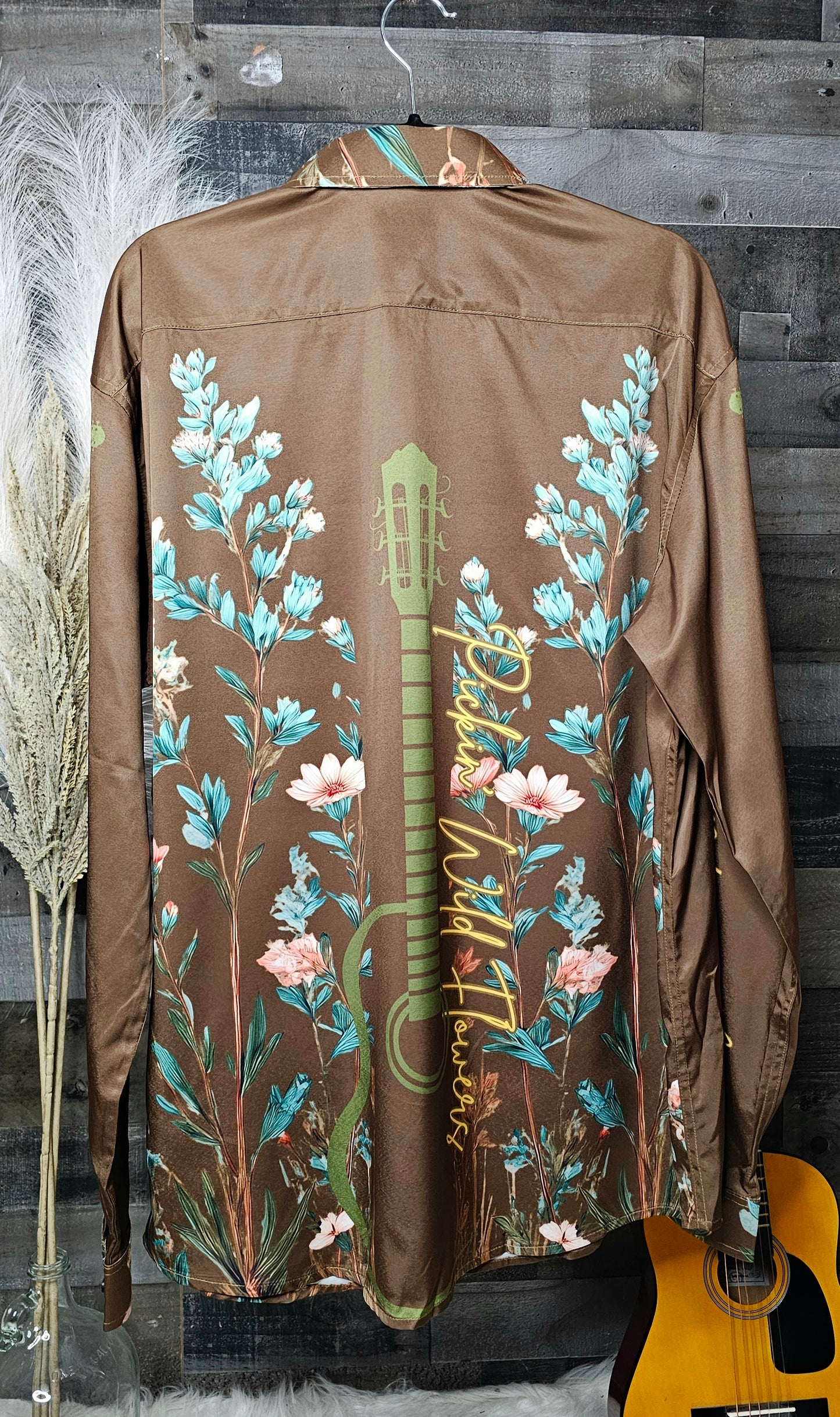 Baha Ranch Keith Anderson Officially Licensed Long Sleeve Button Up Shirt