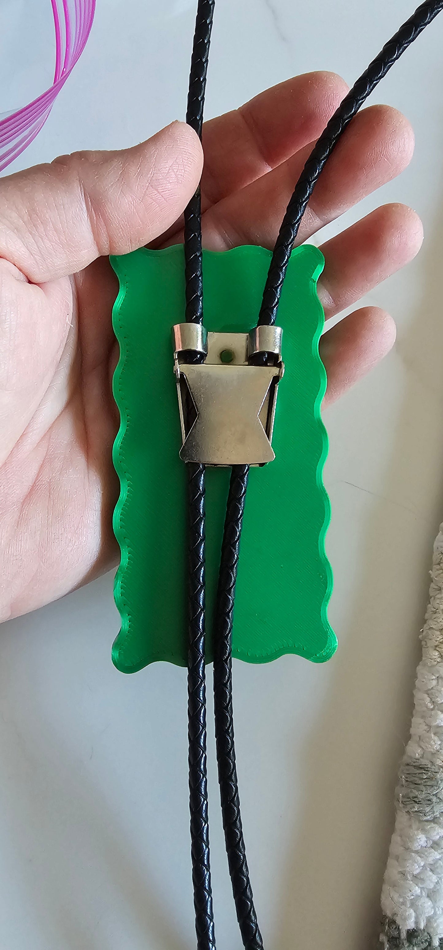 Baha Ranch Santa Fe 3D Red Chili Ristra Bolo Tie Necklace